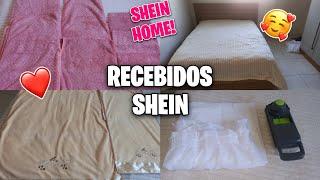 QUANTA COISA LINDACOMPREI O QUE TANTO QUERIA //VÁRIOS RECEBIDOS SHEIN HOME!/CAMA/BANHEIRO E COZINHA