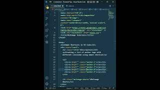 VS Code Shortcuts to Save Time | Emmet Shortcuts #emmet