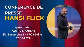 Conférence de presse Hansi Flick après Barça - Séville