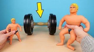 Большой Стретч Армстронг против Гантели 15 кг! Big Stretch Armstrong! alex boyko