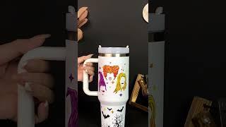 Halloween Hocus Pocus Witches Spooky Season 40oz Tumbler 5D Printed | Teezwonder #halloween #shorts