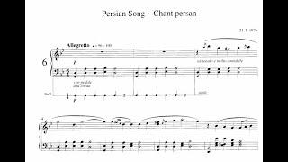 Gurdjieff De Hartmann - Chant Persan - Piano - Partition