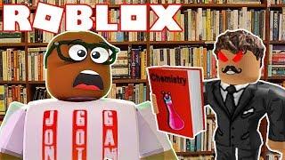 ESCAPE THE EVIL LIBRARY IN ROBLOX