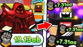 I Used STRONGEST #1 LEADERBOARD PETS To UNLOCK FINAL WORLD in Roblox Gladiator Simulator..