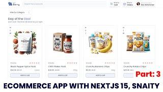 Build an E-Commerce App with Next.js 15 | Full-Stack Tutorial: Sanity, Clerk, Stripe | Part 3