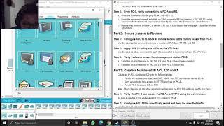 4 1 2 5 Packet Tracer   Configure IP ACLs to Mitigate Attacks