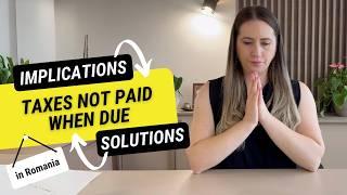 Taxes not paid when due: Implications & Solutions