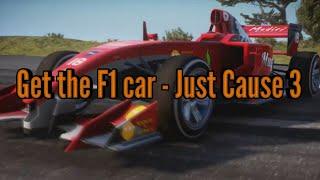 Just Cause 3 - How to get the F1 car (Mugello Farino Duo) very fast and easy / doktorDOT