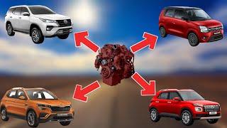 DIFFERENT CARS WITH THE SAME ENGINES | Car Comparison / Forceman Cars