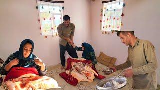 Challenges of Nomadic Life: Halime's Severe Illness and Asghar's Care Until the Toilet Installation