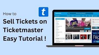 How To Sell Tickets On Ticketmaster !