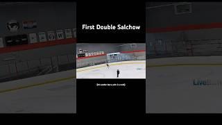 Landing my first ever double salchow as an adult figure skater!#adultskater #figureskater #double