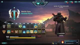 Paladins 3.5 Arcane Pacts Battlepass 14 All Items, All Levels, Free and Paid Path