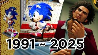 Sonic Cameos, References, Appearances; 267 Games (1991 to 2025) 