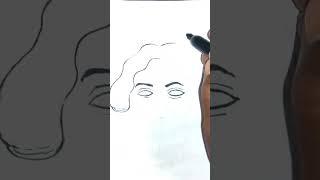 #shortRabindra nath Tagore Drawing for Beginners//