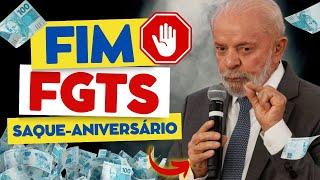 FIM DO SAQUE-ANIVERSÁRIO e LULA JÁ DEU O AVAL #fgts #saqueaniversário