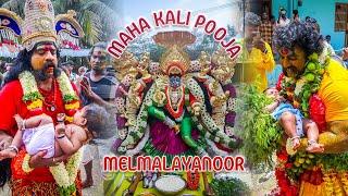 #TTV1019 | Maha Kali Pooja | Sri Angala Parameshwari Temple | Melmalayanur  | Vikey Dewa | Sunil