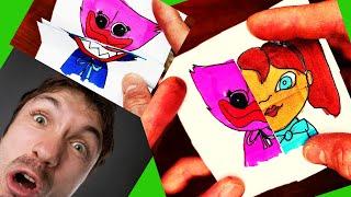 Не просто нарисовать Хаги Ваги и Киси Миси. How to draw Kissy Missy