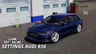 SETTINGS AUDI RS6 (VANGUARD) | CARX DRIFT RACING 2.