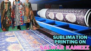 Salwar Kameez Printing On Digital Sublimation Printing Machine