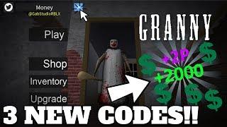 *3* NEW CODES IN GRANNY (Roblox)