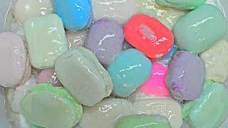 30 pieces SOAKED SOAPMUSHY SOAP/ASMR/ 30 шт РАЗМОКШЕГО  МЫЛА  РАЗНЫХ ФИРМ #soakedsoap