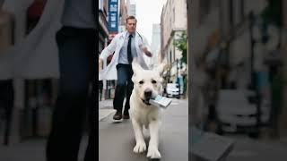 Look!Angel dog and Jesus save the sick kid!