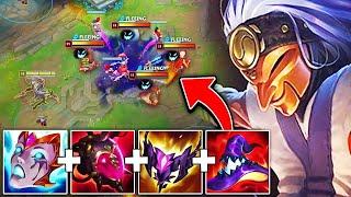 35 Minutes of Pink Ward pulling off insane AP Shaco plays (Full Game)