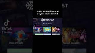 HOW TO GET APPLAB ON YOUR OCULUS QUEST 2 #shorts #oculusquest #howto #vr