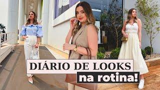 Diário de Looks: Rotina, básicos, arrumados e trabalho!