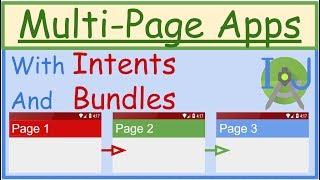 Using Buttons to Open New Activities (with Intents and Bundles) || Tutorial 4