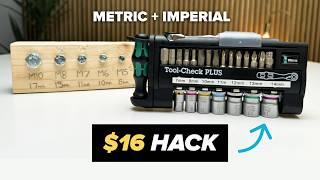 Tool-Check Plus HACK: Tackle METRIC + IMPERIAL Bolts with just 3 Sockets!