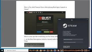 Fix Steam Auth Timeout Error while playing Rust/Apex Legends (2023 updated)