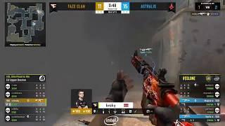 BROKY 1V4 DO OR DIE INSANE CLUTCH AGAINST ASTRALIS |  DUST2 | FAZE CLAN VS ASTRALIS | ESL RTR 2020