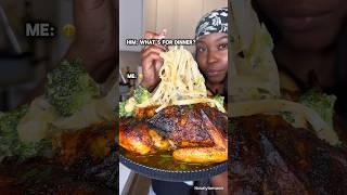 Creamy Alfredo Pasta Inside a Whole Baked Chicken  Cooking for my Hungry Husband! Ep 24! Hehee 