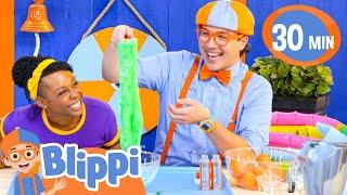 Blippi's NEW HOT or COLD Game! |  Blippi and Meekah Best Friend Adventures | Educational Videos