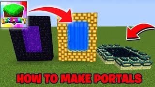 HOW to Make a Portal to NETHER, HEAVEN and END in LokiCraft