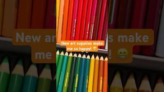 New colored pencils! #woomer #coloredpencils #new#artsupplies #shorts#fyp#trending #trending #artist