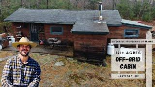 Off-Grid Cabin on 121± Acres | Maine Real Estate