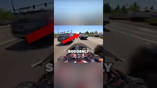 Biker Takes Revenge On Reckless Trucker! 