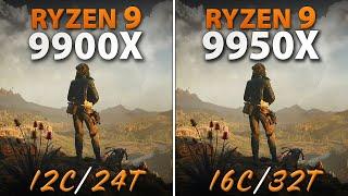 Ryzen 9 9900X vs 9950X// Test in Games 11 [w/ Ryzen Patch]