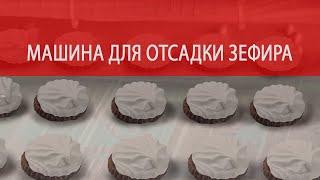 Отсадочная машина (отсадка зефира на печенье)