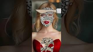 ASMR Scarlett Johansson Face Mask Care #asmr #animation #short #satisfying  #makeup #relaxing #emoji