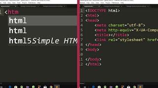 HTML5 and CSS3 Autocomplete Package for Sublime Text editor in urdu/Hindi 2021