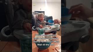 This baby’s first word is incredible ️