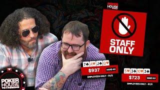  EMPLOYEES ONLY - $1/2 NLH | PHFW LIVE 