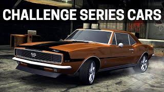 NFS Most Wanted - All Challenge Series Cars