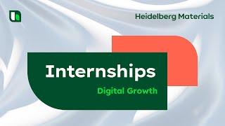 My Internship at Heidelberg Materials: Digital Growth