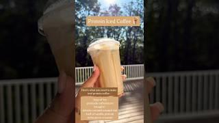 Protein iced coffee #proteincoffee#icedcoffeerecipe