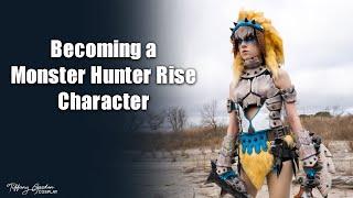 Becoming Barioth Armor Set Cosplay from the game Monster Hunter Rise | Cosplay Transformation Video